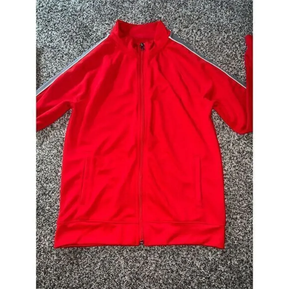 Cat & Jack Boys Red track jacket‎ size 8/10